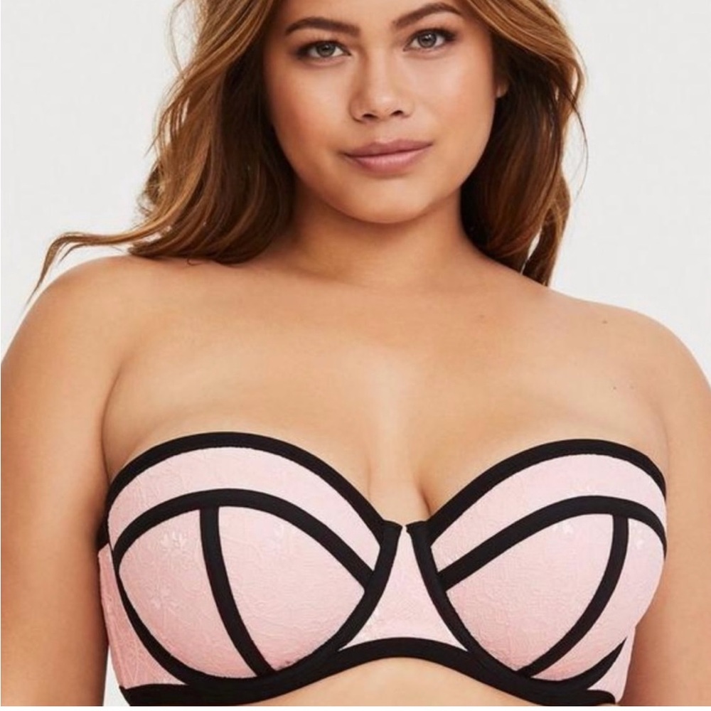 Torrid 46C Bombshell Everyday Strapless Push Up Bra